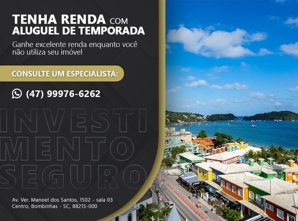 Confortavel Apartamento Em Condominio Com Piscina Bombinhas Εξωτερικό φωτογραφία